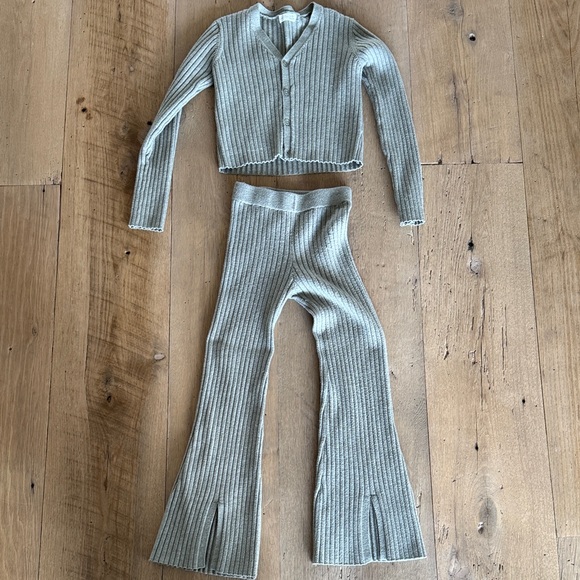 Rylee + Cru Sage Ribbed Knit Set - Picture 4 of 8